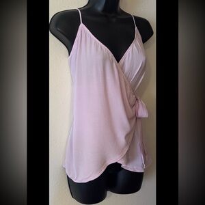 Express Lilac Wrap Camisole